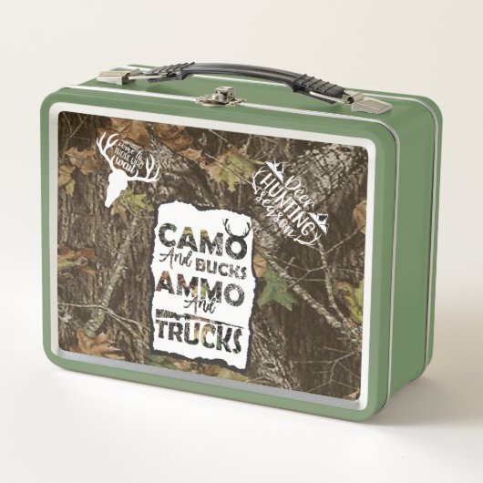 Camo en Ammo Metal Lunch Box (Voorkant)
