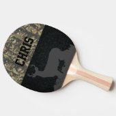 Camo en Diamond Bord Deer Hunting Name Paddle Tafeltennisbatje (Zijkant)