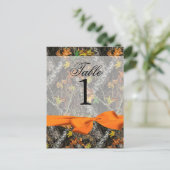 Camo en Oranje tafelnummers (Staand voorkant)