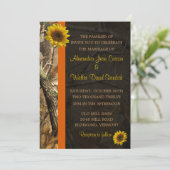 Camo en zonnebloemen kaart (Staand voorkant)