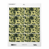 Camo Etiket (Full Sheet)