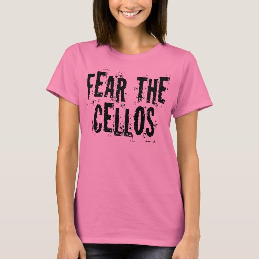 Camo Fear the Cellos Music T-shirt (Voorkant)