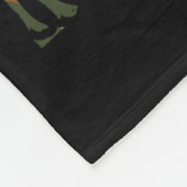 Camo Flag Deer Bow Hunting Patriotic Hunter Pap Fleece Deken (Hoek)