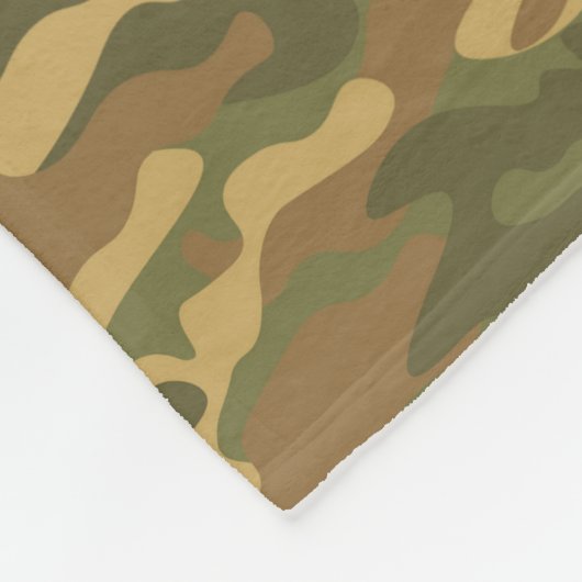 Camo Fleece Deken (Hoek)