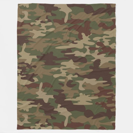 Camo Fleece Deken (Voorkant)