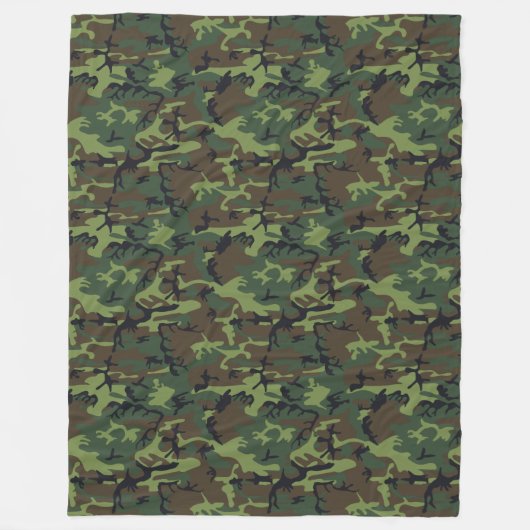 Camo Fleece Deken (Voorkant)