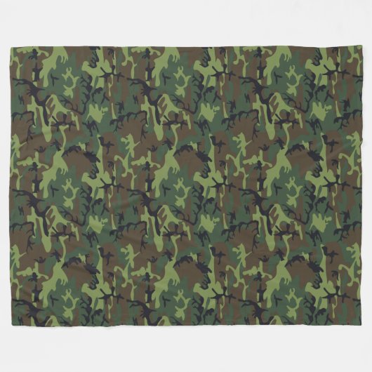 Camo Fleece Deken (Voorkant (Horizontaal))