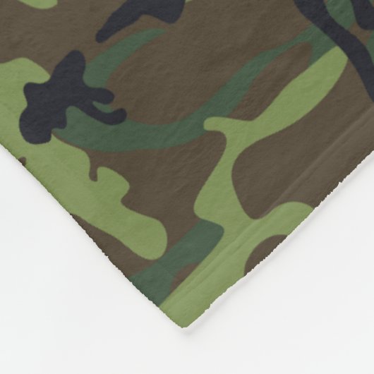 Camo Fleece Deken (Hoek)
