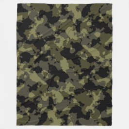CAMO FLEECE DEKEN
