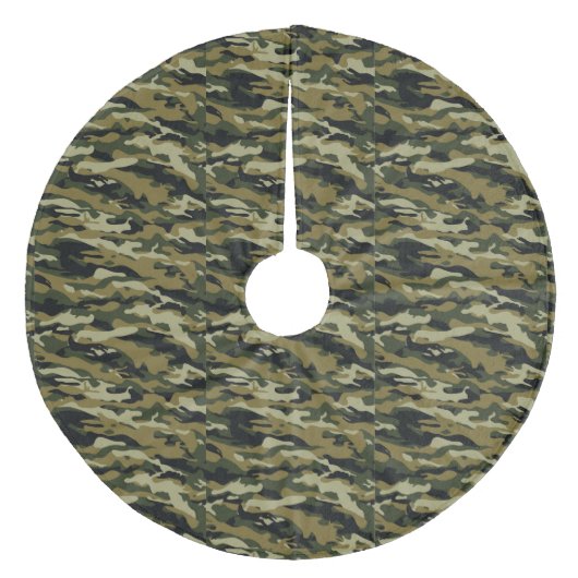 Camo Fleece Kerstboom Rok (Voorkant)