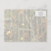 Camo Fotocollage Opslaan van de datum Briefkaart (Achterkant)