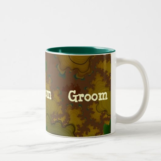 Camo fractal groom Mok (Rechts)