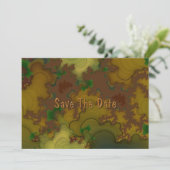 Camo Fractal Save the Date (Staand voorkant)