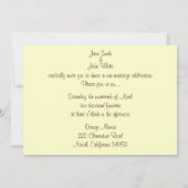 Camo Fractal Wedding Invitation Kaart (Achterkant)