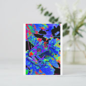 Camo Frog Briefkaart (Staand voorkant)