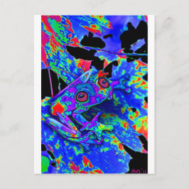 Camo Frog Briefkaart