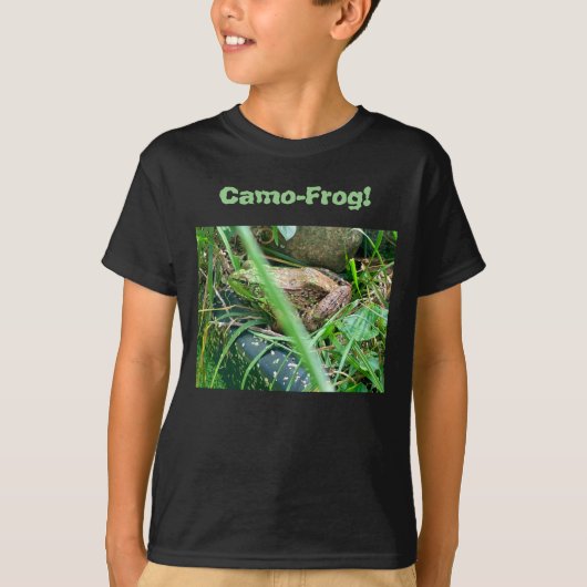 Camo-Frog. T-shirt (Voorkant)