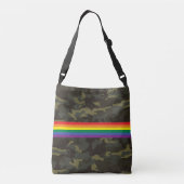 Camo Gay Pride Crossbody Tas (Achterkant)
