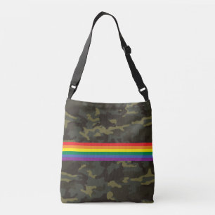 Camo Gay Pride Crossbody Tas