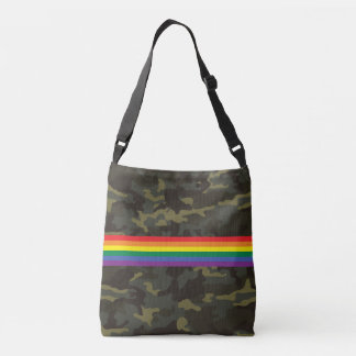Camo Gay Pride Crossbody Tas