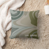 Camo Geïnspireerde Gepersonaliseerde Naam Abstract Kussen (Deken)