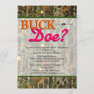 Camo Gender onthult uitvindingen - Buck of Doe Kaart