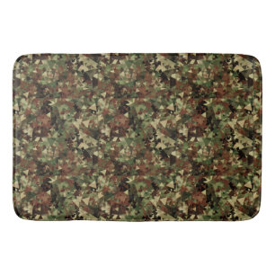 Camo Geometric Pattern Badmat