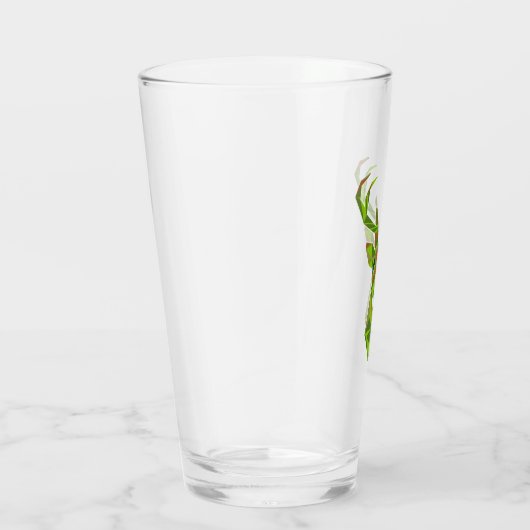 Camo Geometrisch Hertenhoofd Glas (Rechts)