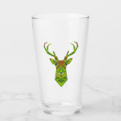 Camo Geometrisch Hertenhoofd Glas (Voorkant)