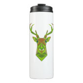 Camo Geometrisch Hertenhoofd Thermosbeker (Voorkant)