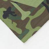 Camo gepersonaliseerd fleece deken (Hoek)