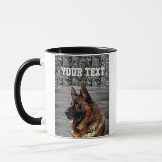 Camo German Shepherd Hondenras Animal Name Mok (Links)