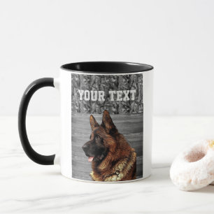 Camo German Shepherd Hondenras Animal Name Mok