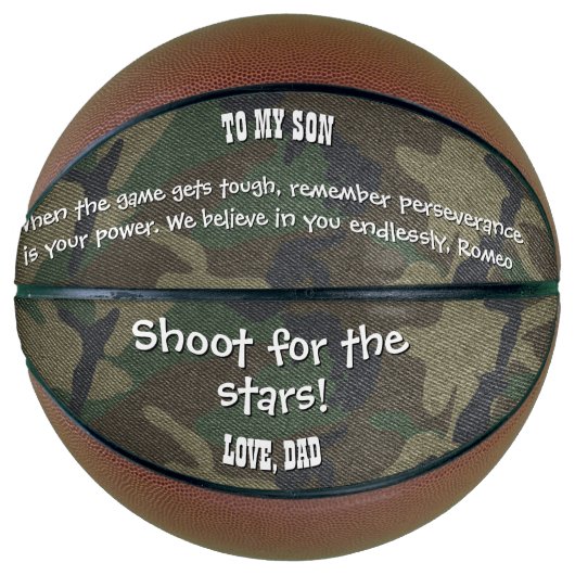 Camo Gift Basketbal (Voorkant)