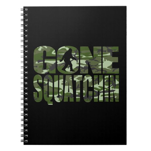  Camo Gone Squatchin Notitieboek (Voorkant)