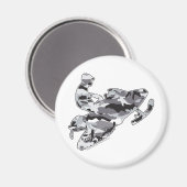 Camo Gray Sled op zwarte kopie Magneet (Voorkant / Achterkant)