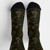Camo green abstract sokken (Top)