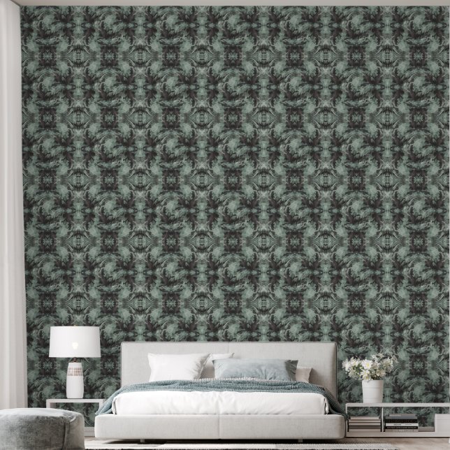 Camo Green Behang (Slaapkamer)