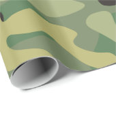 Camo Green | Leger Birthday Party Cadeaupapier (Rol Hoek)