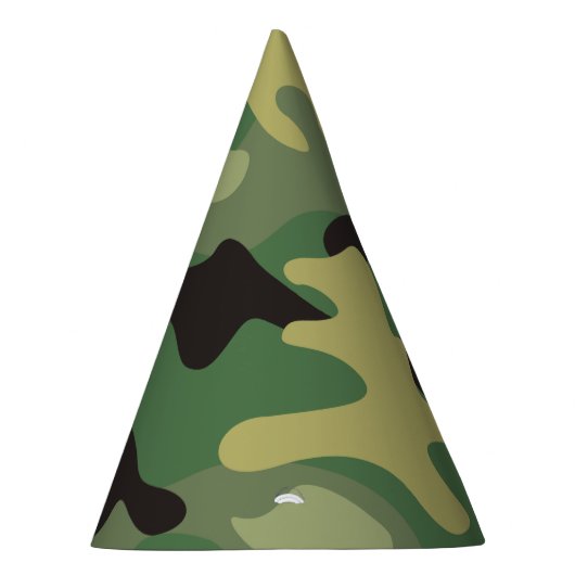 Camo Green | Verjaardag leger Feesthoedjes (Rechts)
