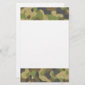 Camo Greens & Browns Briefpapier (Voorkant / Achterkant)