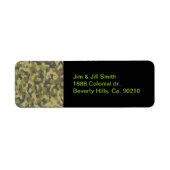 Camo Greens & Browns Etiket (Voorkant)