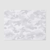 Camo Grey Pattern Modern Military Gift Wrapping Tissuepapier (Voorkant)