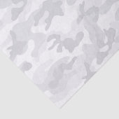 Camo Grey Pattern Modern Military Gift Wrapping Tissuepapier (Detail)