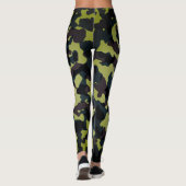 Camo Groene Leggings - Tactische Yoga Broek voor V (Achterkant)