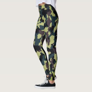 Camo Groene Leggings - Tactische Yoga Broek voor V