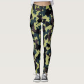Camo Groene Leggings - Tactische Yoga Broek voor V (Voorkant)