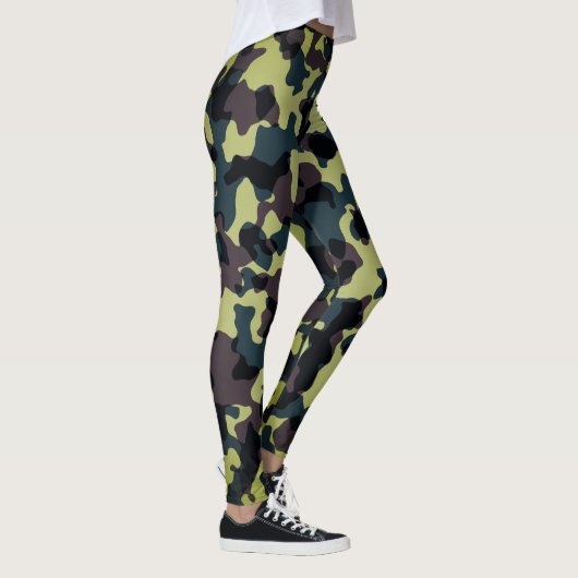 Camo Groene Leggings - Tactische Yoga Broek voor V (Rechts)