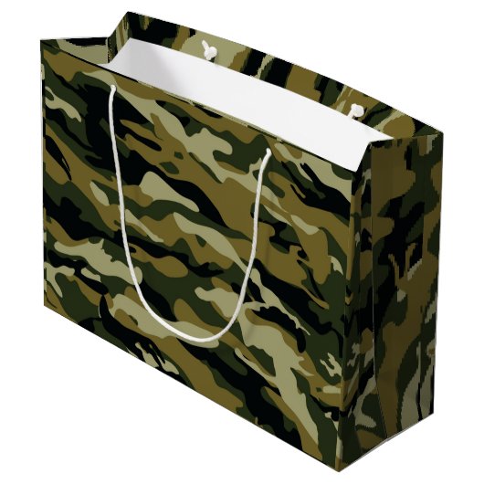 Camo Groot Cadeauzakje (Achterkant Gekanteld)