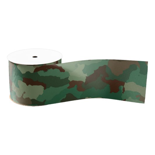 Camo Grosgrain Lint (Spoel)